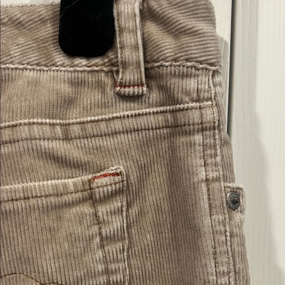 Sigrid Olsen Beige Straight Leg Corduroy  Jeans - Picture 10 of 10